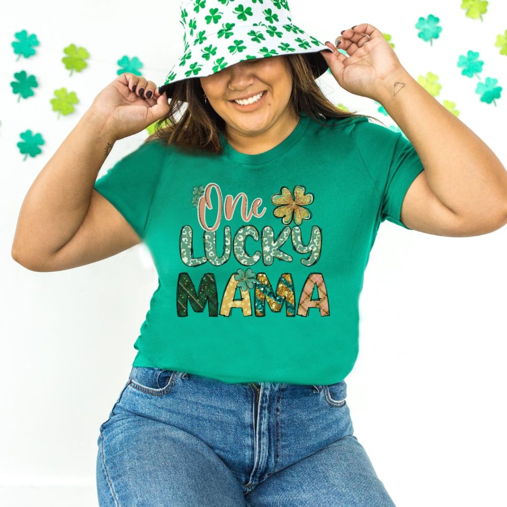 One Lucky Mama Graphic Tee